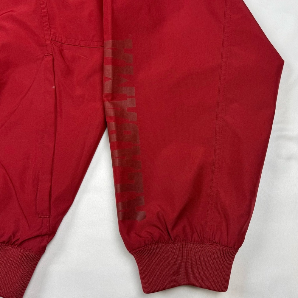 Vtg Nike Alabama Crimson Tide Mens Pullover Windbreaker XL Y2K 1/4 Zip C2 - Picture 5 of 8